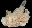 Tangerine Quartz Crystal Cluster - Madagascar #36199-2